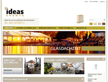 Tablet Screenshot of eshop.ideas-events.net
