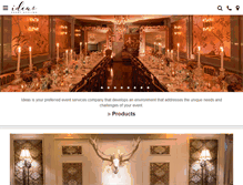 Tablet Screenshot of ideas-events.com